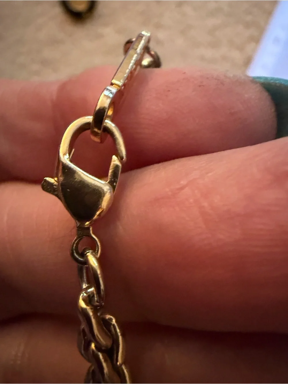 Napier vintage gold
